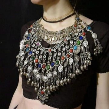 Tribal Afghani Necklace Nazaraa