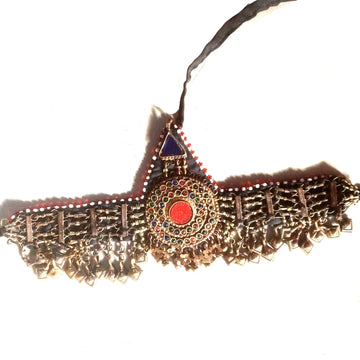 Afghan Choker Lalee 2 in 1 - The Tribal Swag