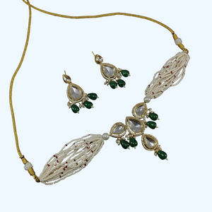 Tri Kundan Necklace