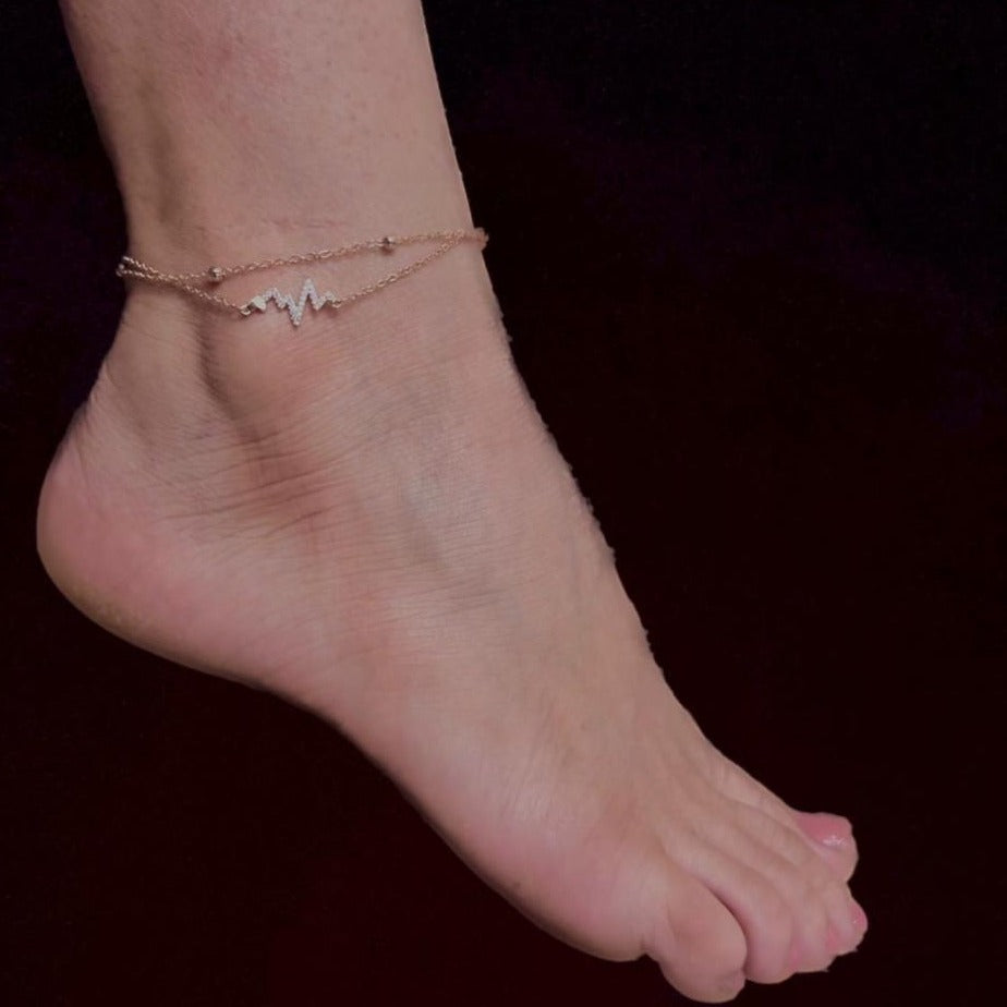 ANKTA7 18K Rose Gold Anklet