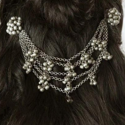 Oxidised Multi-Layer Hair Accessory