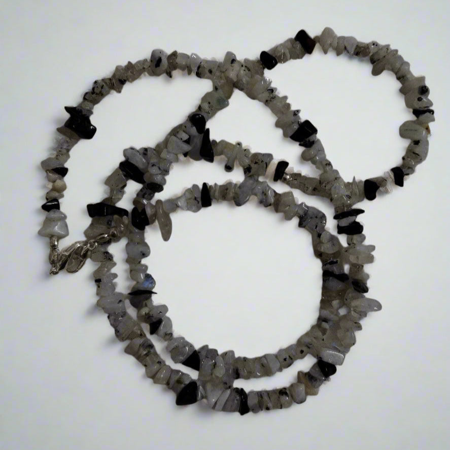 Elegant Stone Bead Necklace
