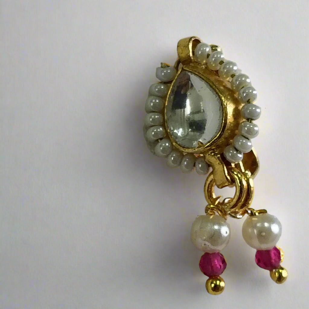 Traditional Stone Nose Pin