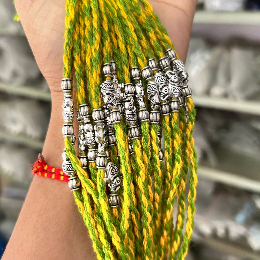 Handcrafted Thread rakhi (per pcs)