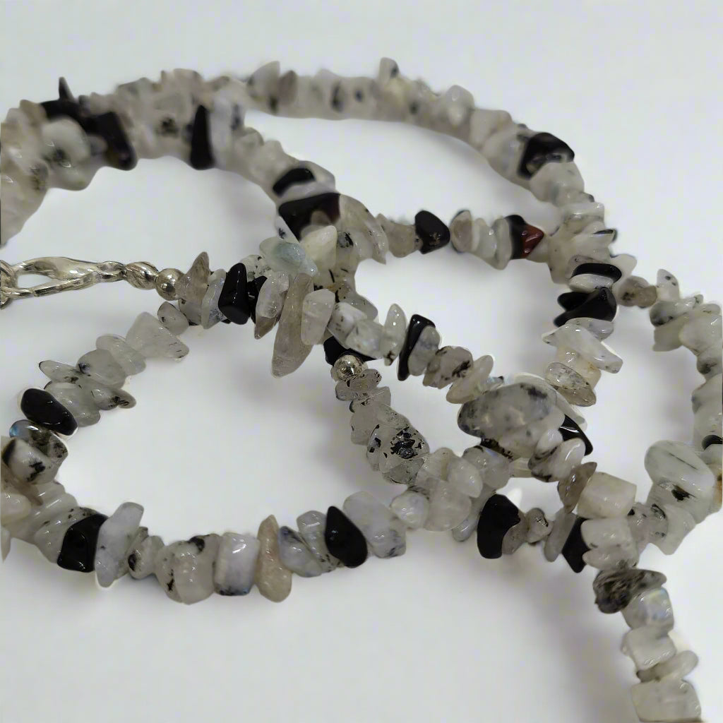 Elegant Stone Bead Necklace