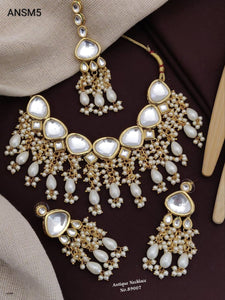 ANSM5 Royal Kundan Necklace Set