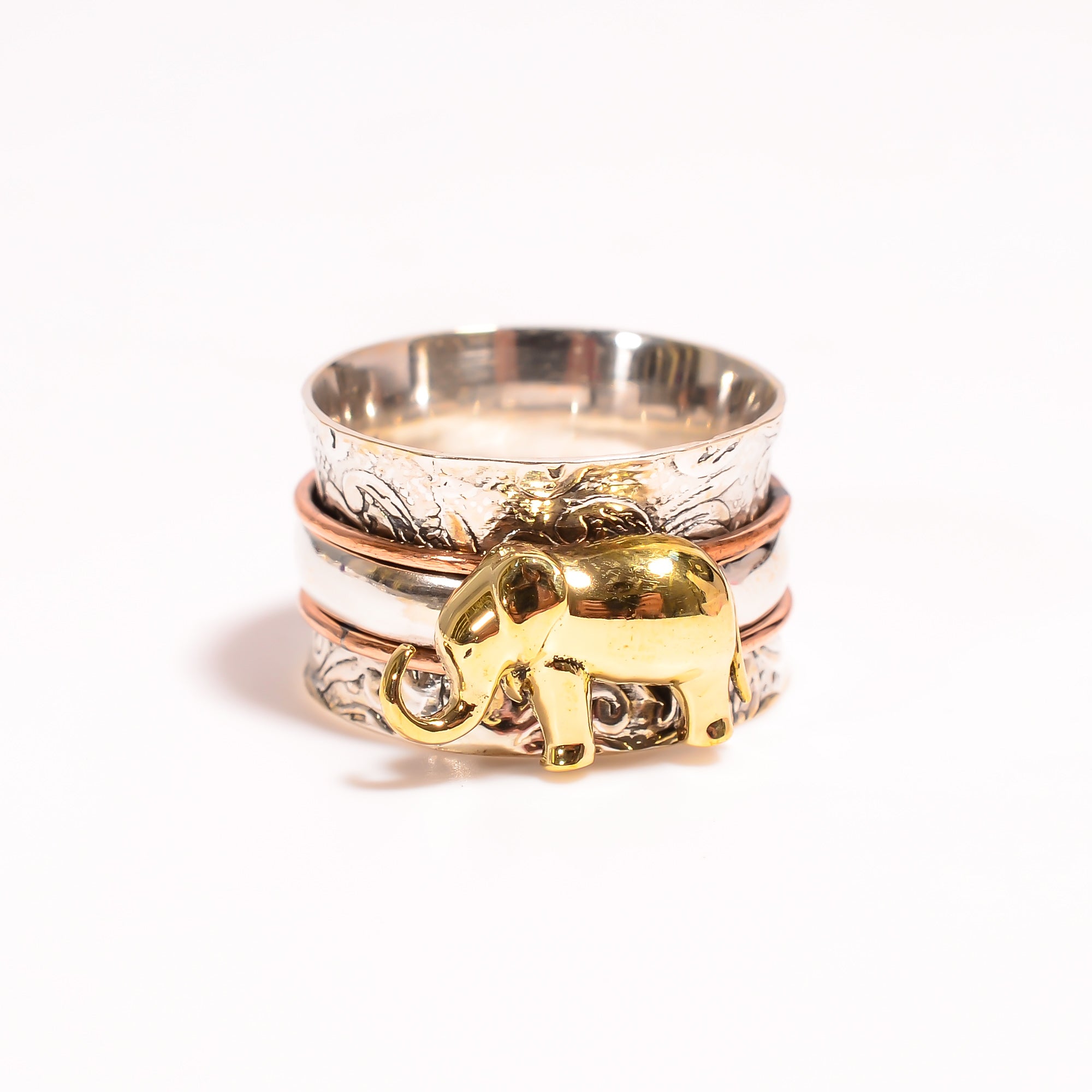 925 Sterling Silver Meditation Spinner Ring