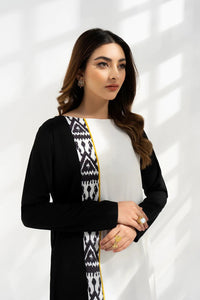 Black and White Colour Designer Casual Wear Viscose Rayon Top