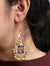 Silver Square Afghani Earrings (Lite Weight)