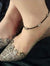 Black Bead Ghunghroo Anklets