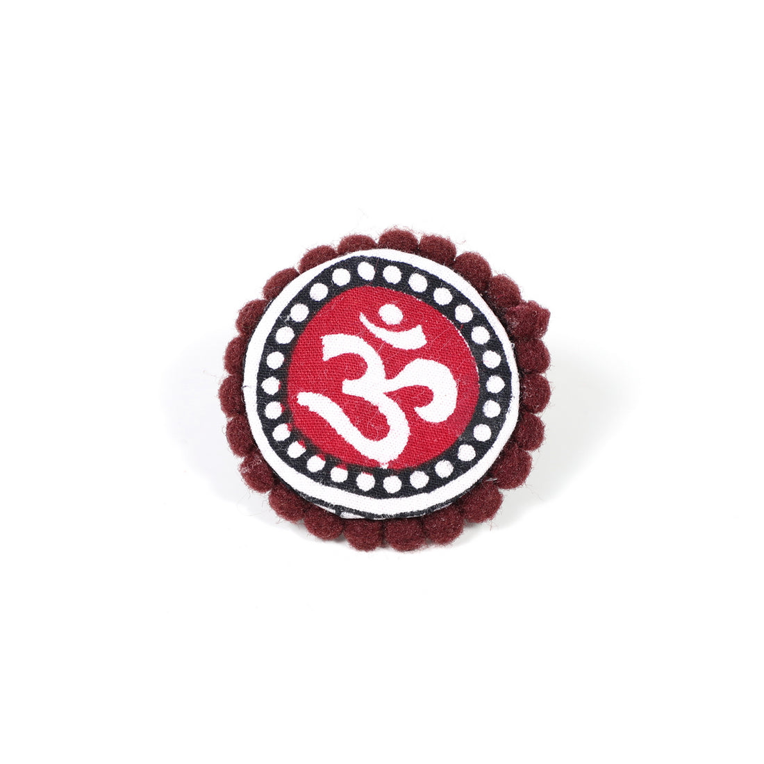 Adjustable Handcrafted Fabric Finger Ring
