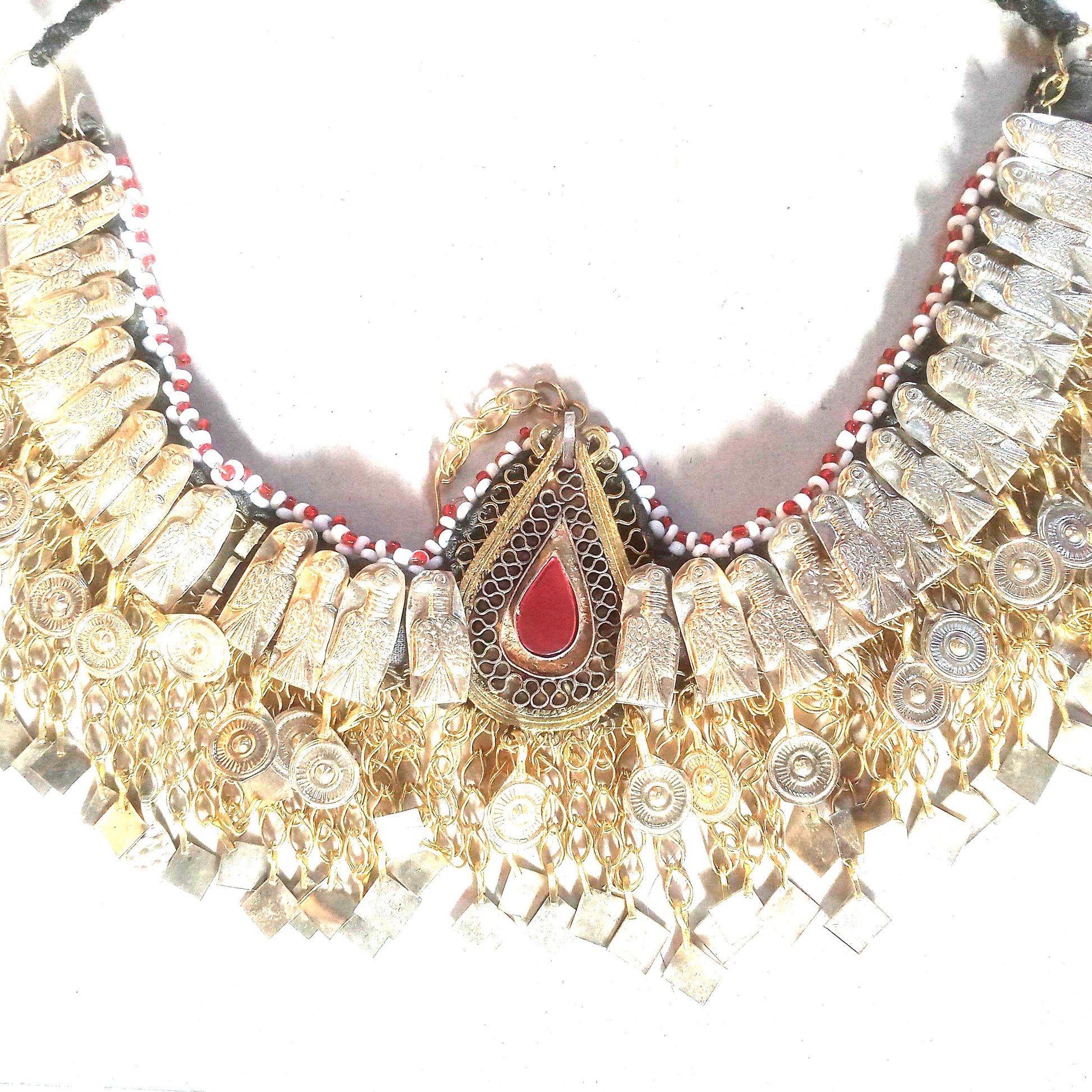 Afghan Choker Haairat 2 in 1 - The Tribal Swag