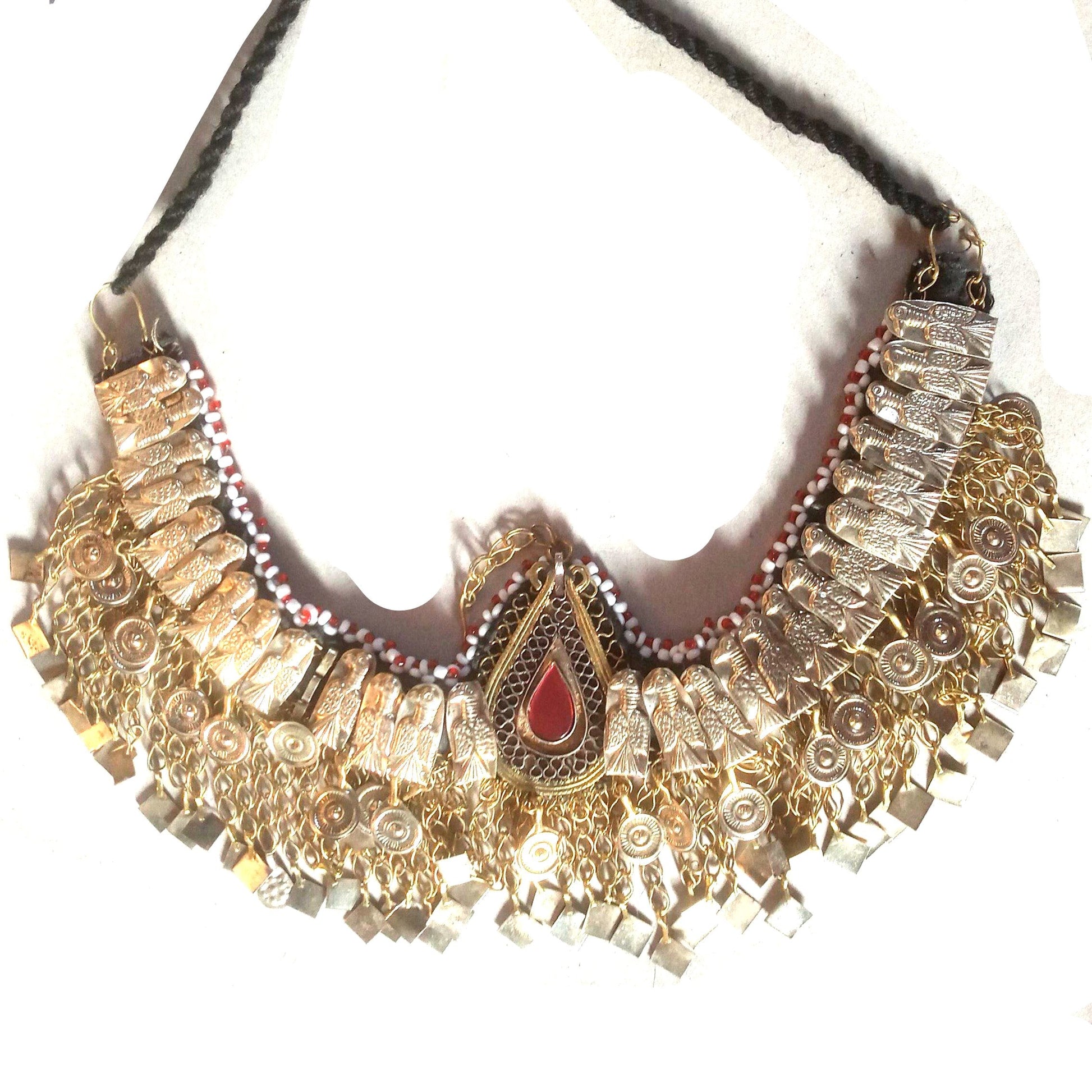 Afghan Choker Haairat 2 in 1 - The Tribal Swag