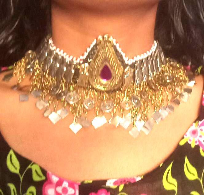 Afghan Choker Haairat 2 in 1 - The Tribal Swag