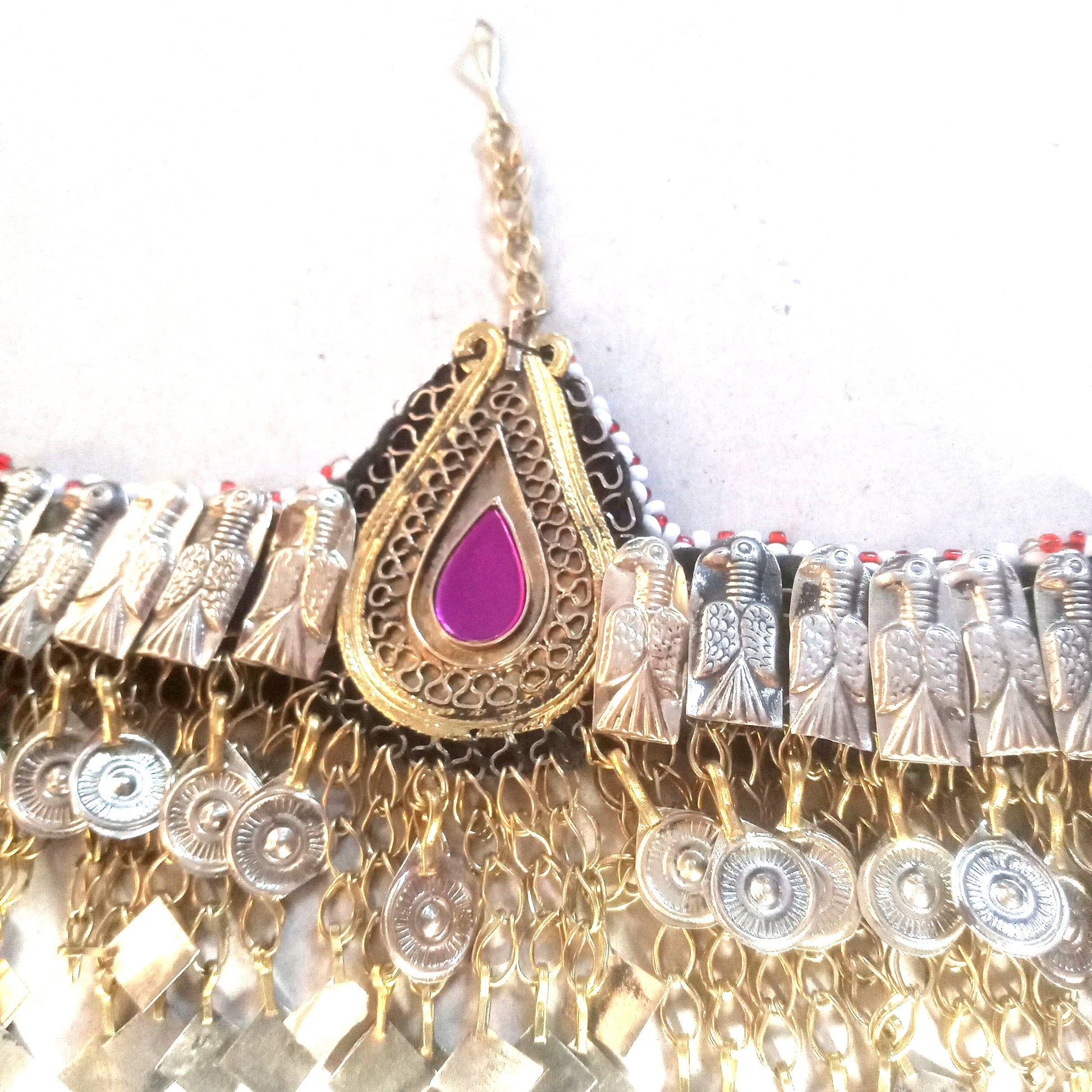 Afghan Choker Haairat 2 in 1 - The Tribal Swag